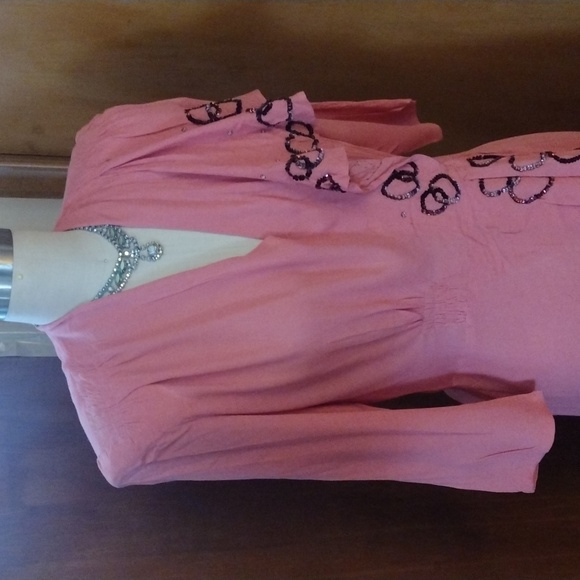 Hot Pink Vintage Style Dress 1940s - Picture 4 of 8